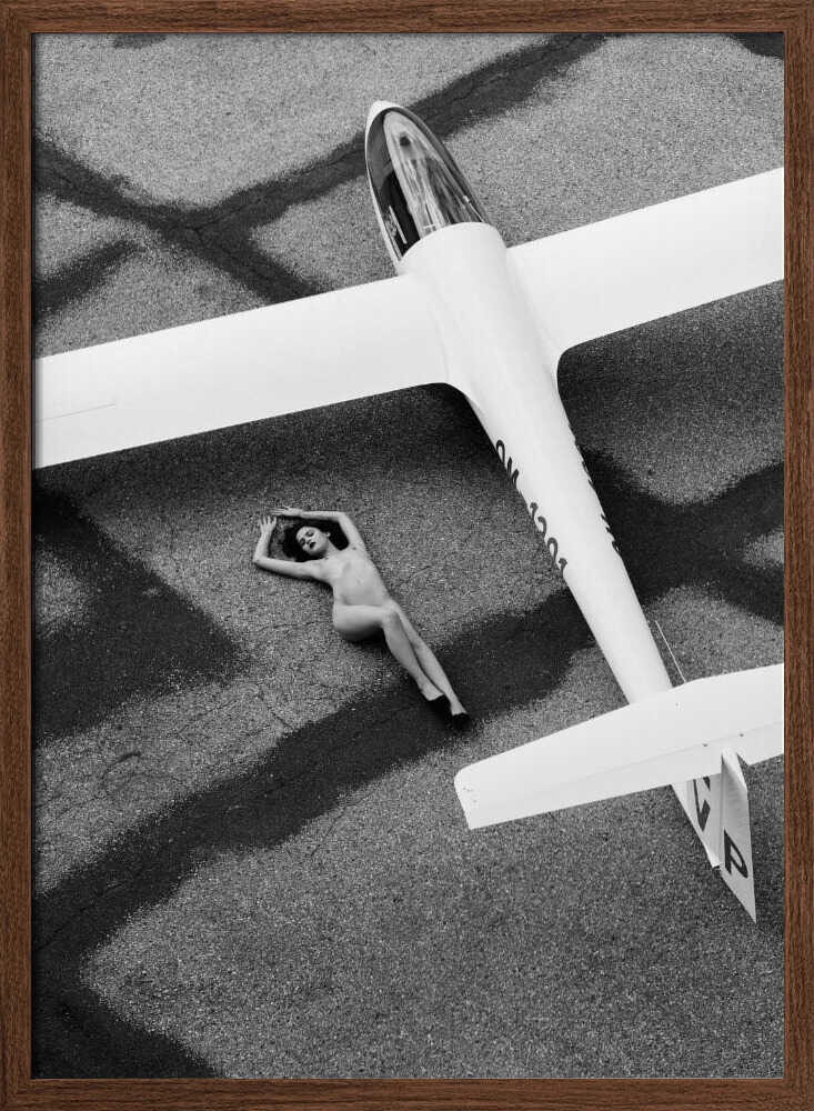 Nude Figure Glider Runway - XL Poster