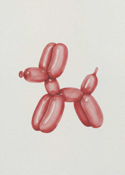 Red Balloon Dog - XL Poster