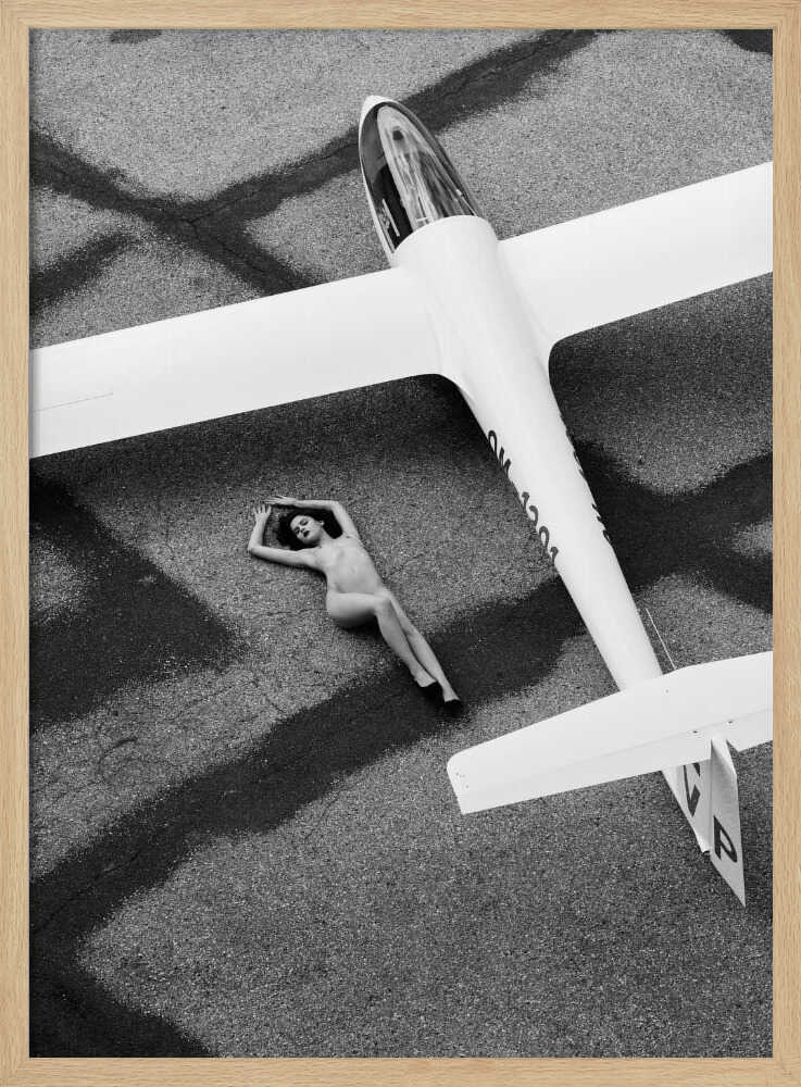 Nude Figure Glider Runway - XL Poster