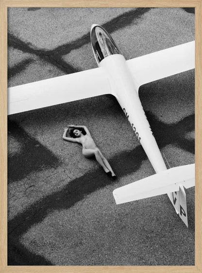 Nude Figure Glider Runway - XL Poster