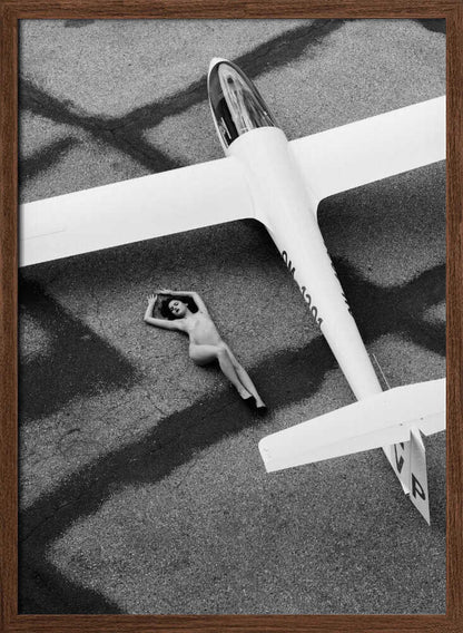 Nude Figure Glider Runway - XL Poster