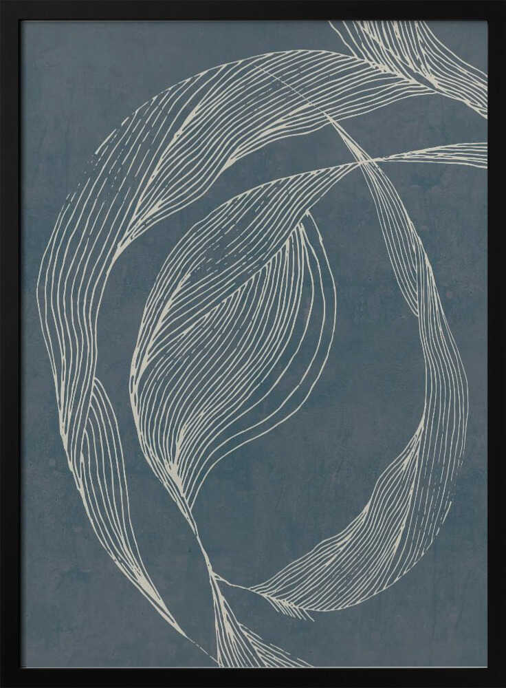 Serene Organic Curves - XL Poster