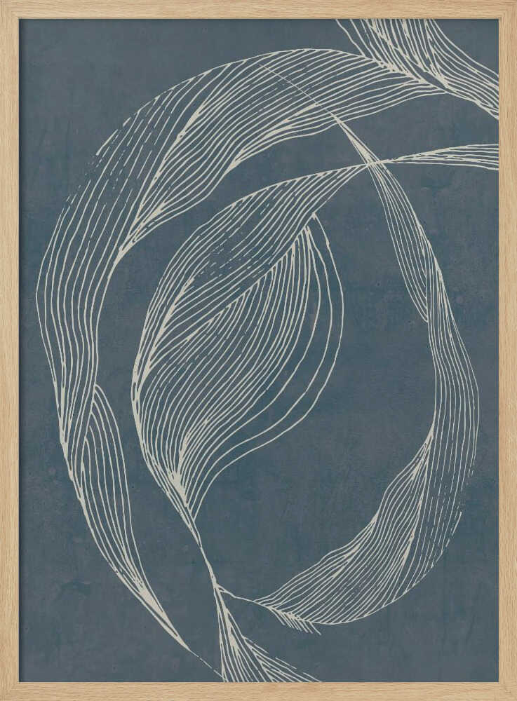 Serene Organic Curves - XL Poster