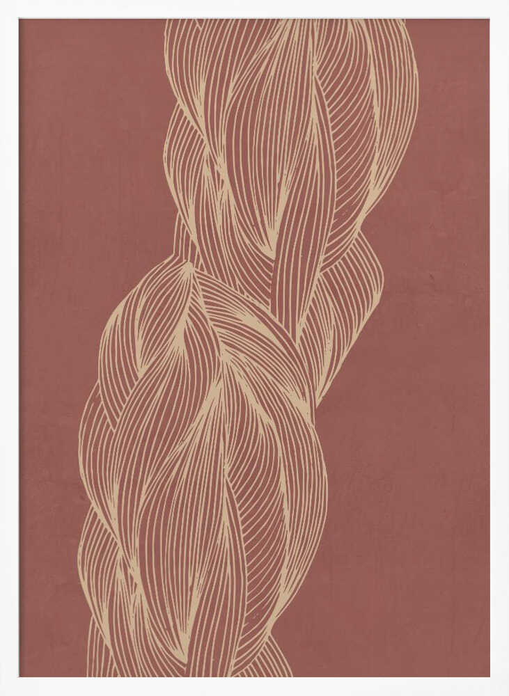 Organic Braided Flow - XL Poster