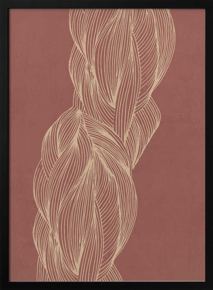 Organic Braided Flow - XL Poster