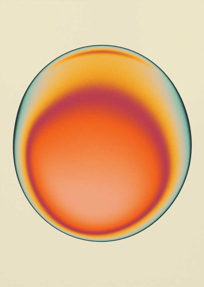 Warm Abstract Glow - XL Poster