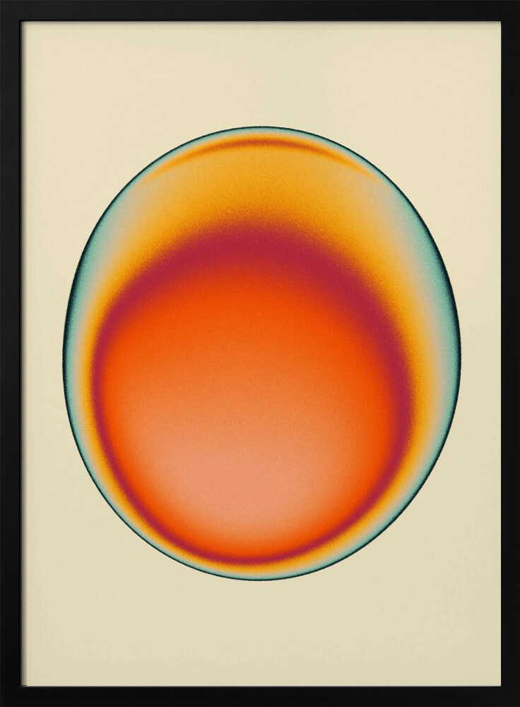 Warm Abstract Glow - XL Poster