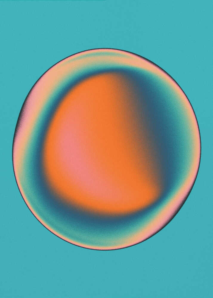Modern Gradient Orb - XL Poster