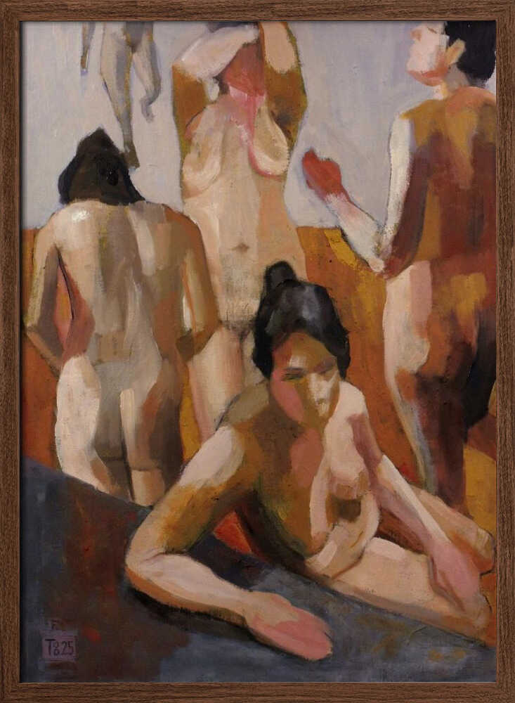 Modern Nude Figures - XL Poster