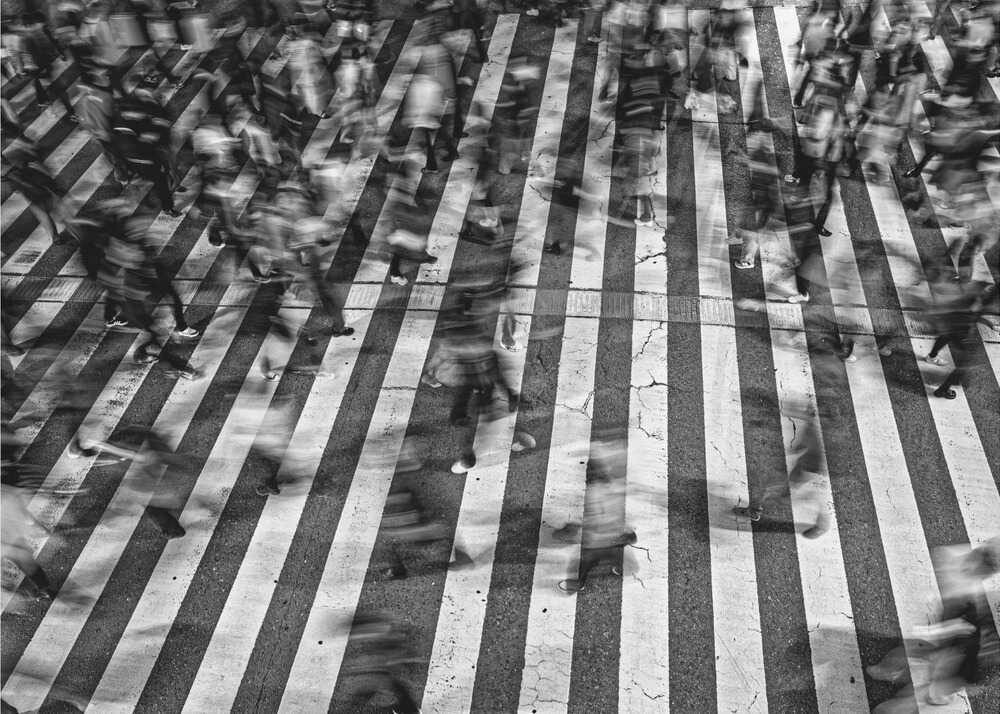 Blurred Urban Movement - XL Poster