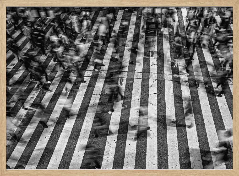 Blurred Urban Movement - XL Poster