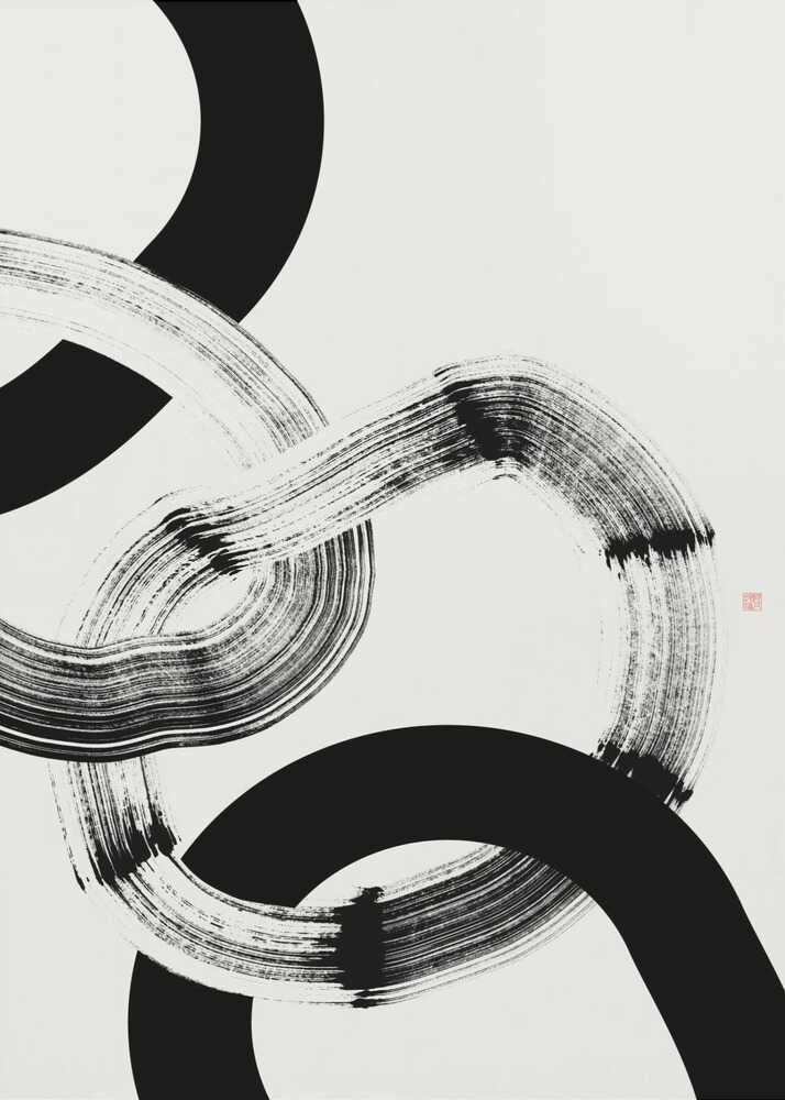 Fluid Ink Strokes - XL Poster
