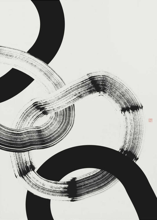 Fluid Ink Strokes - XL Poster