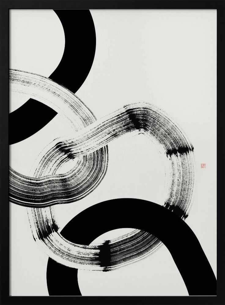 Fluid Ink Strokes - XL Poster