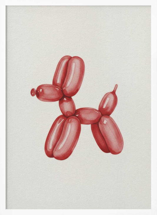 Red Balloon Dog - XL Poster