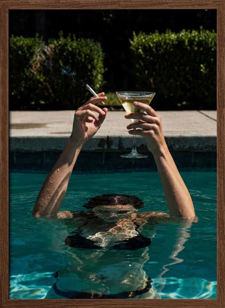 Summer Poolside Indulgence - XL Poster