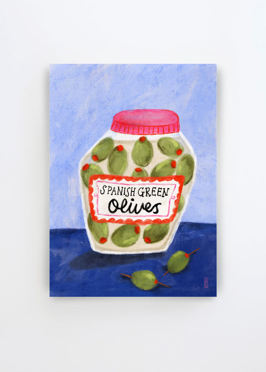 Spanish Green Olives Jar