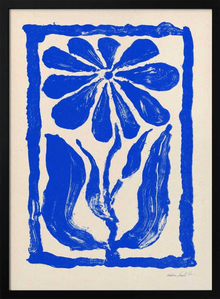 Blue Flower - XL Poster