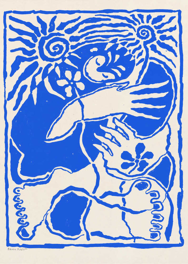 Protection (blue) - XL Poster