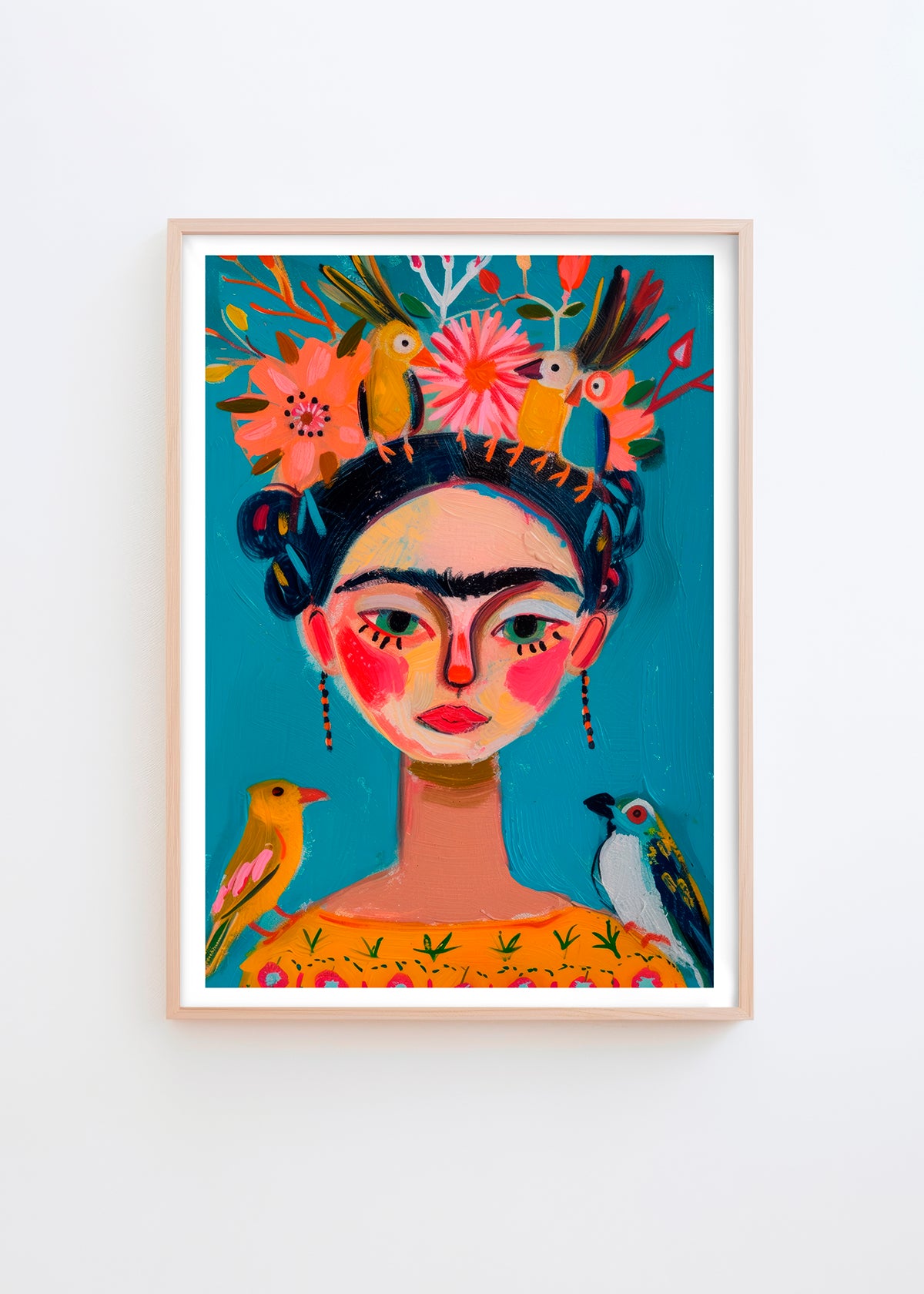 Blue Frida - HelloPoster.com