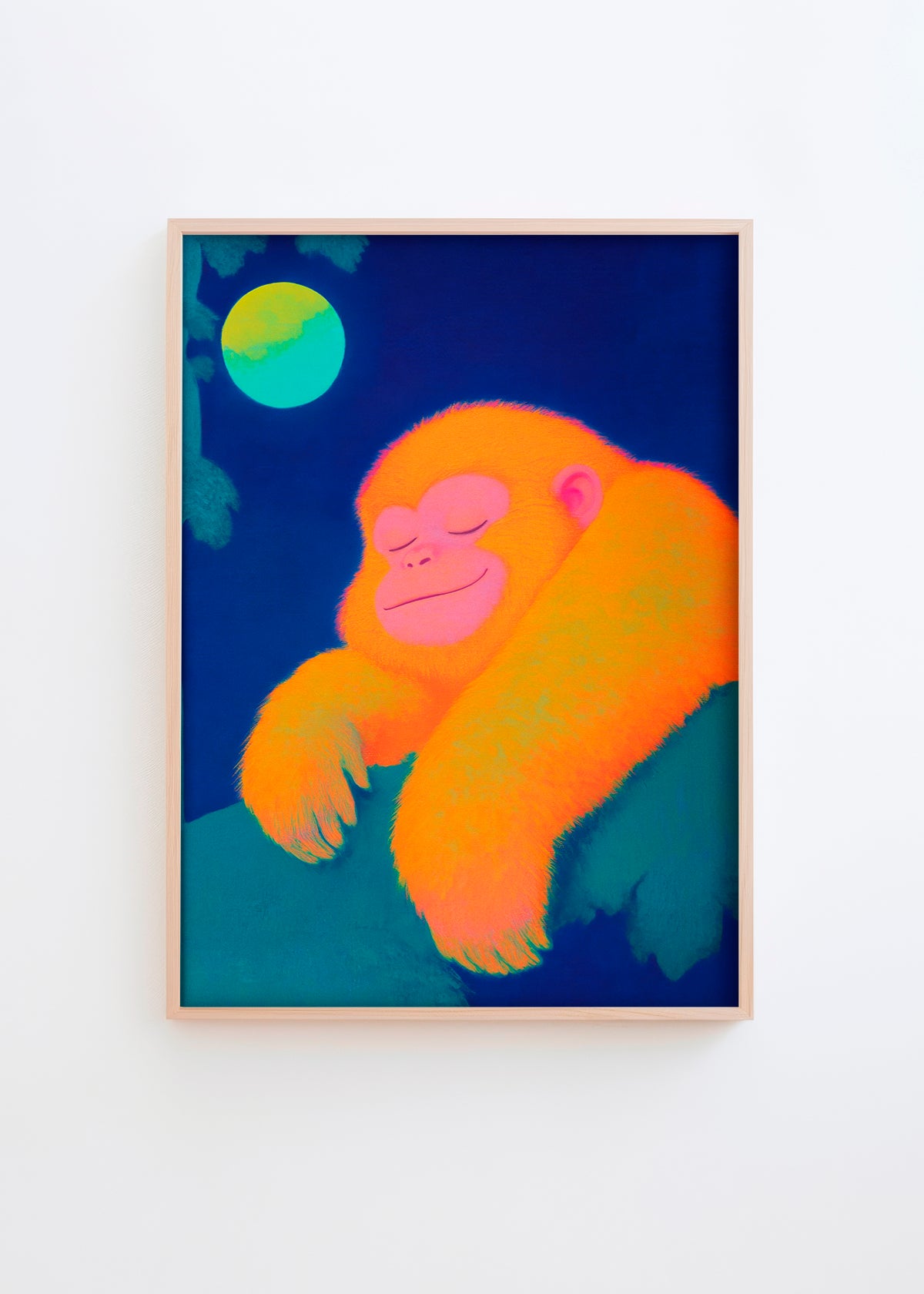 Dreaming Monkey - HelloPoster.com