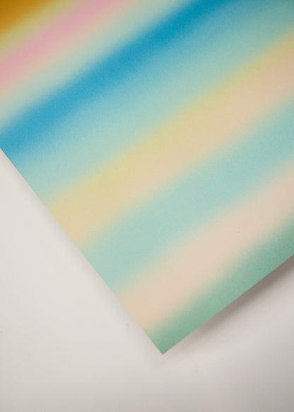Soft gradient poster Layers in pastel colors, Nordic tones and serene wall art.