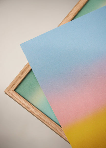 Layers poster great for warm and airy interior with natural elements and Scandinavian calmness.