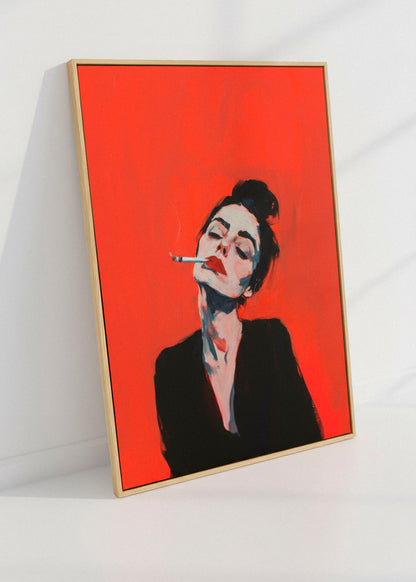 RED - on Canvas - HelloPoster.com