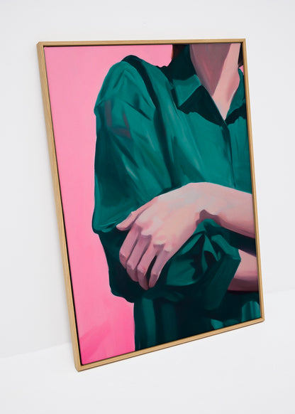 Silent Pose - on Canvas - HelloPoster.com