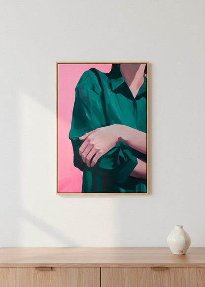 Silent Pose - on Canvas - HelloPoster.com