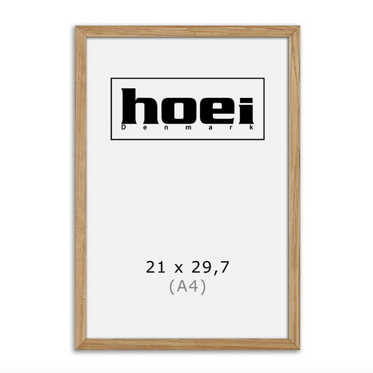 Solid oak frame A4 (21 x 29,7 cm) - HelloPoster.com