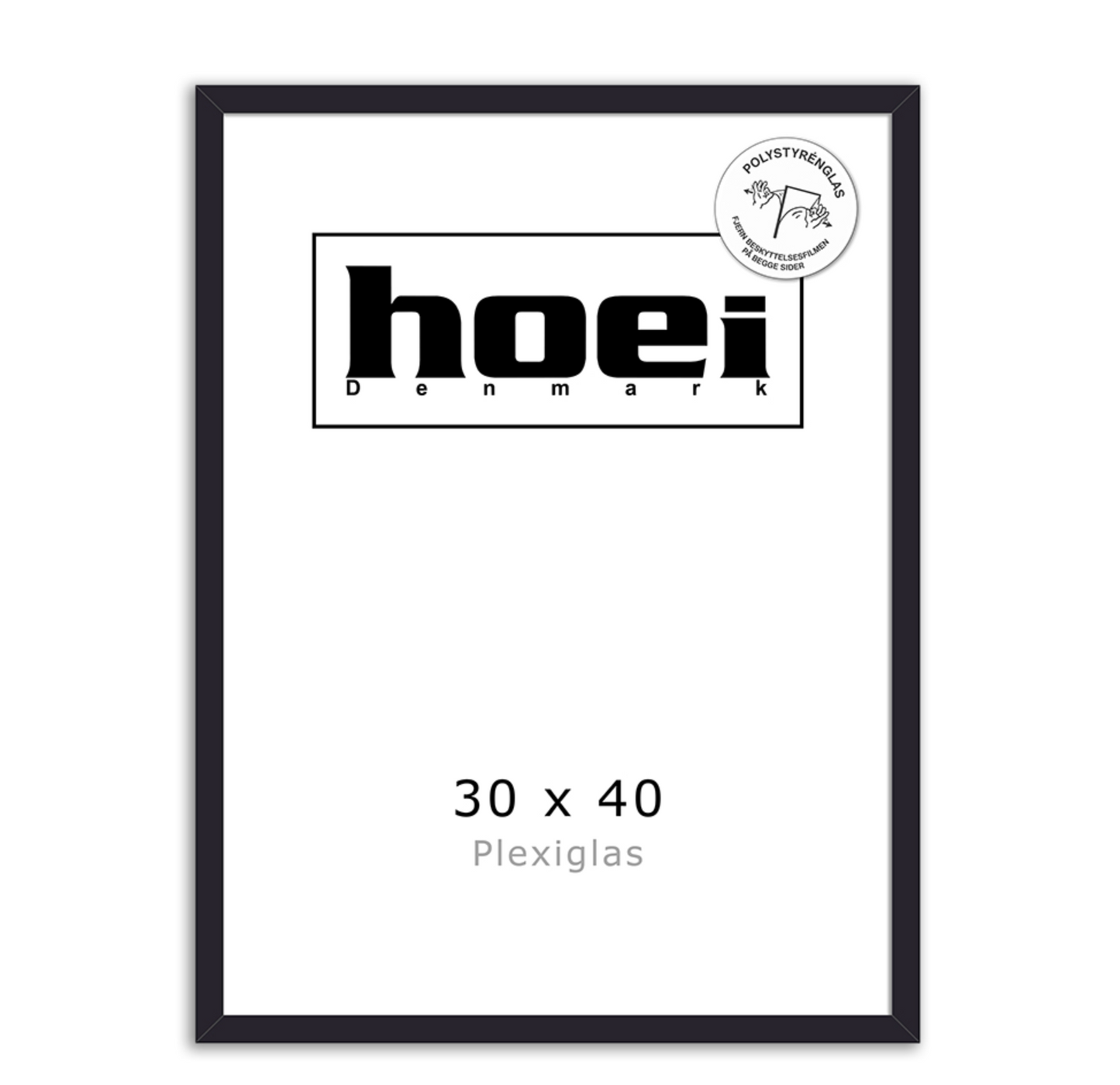 Black frame (30 x 40 cm) - HelloPoster.com