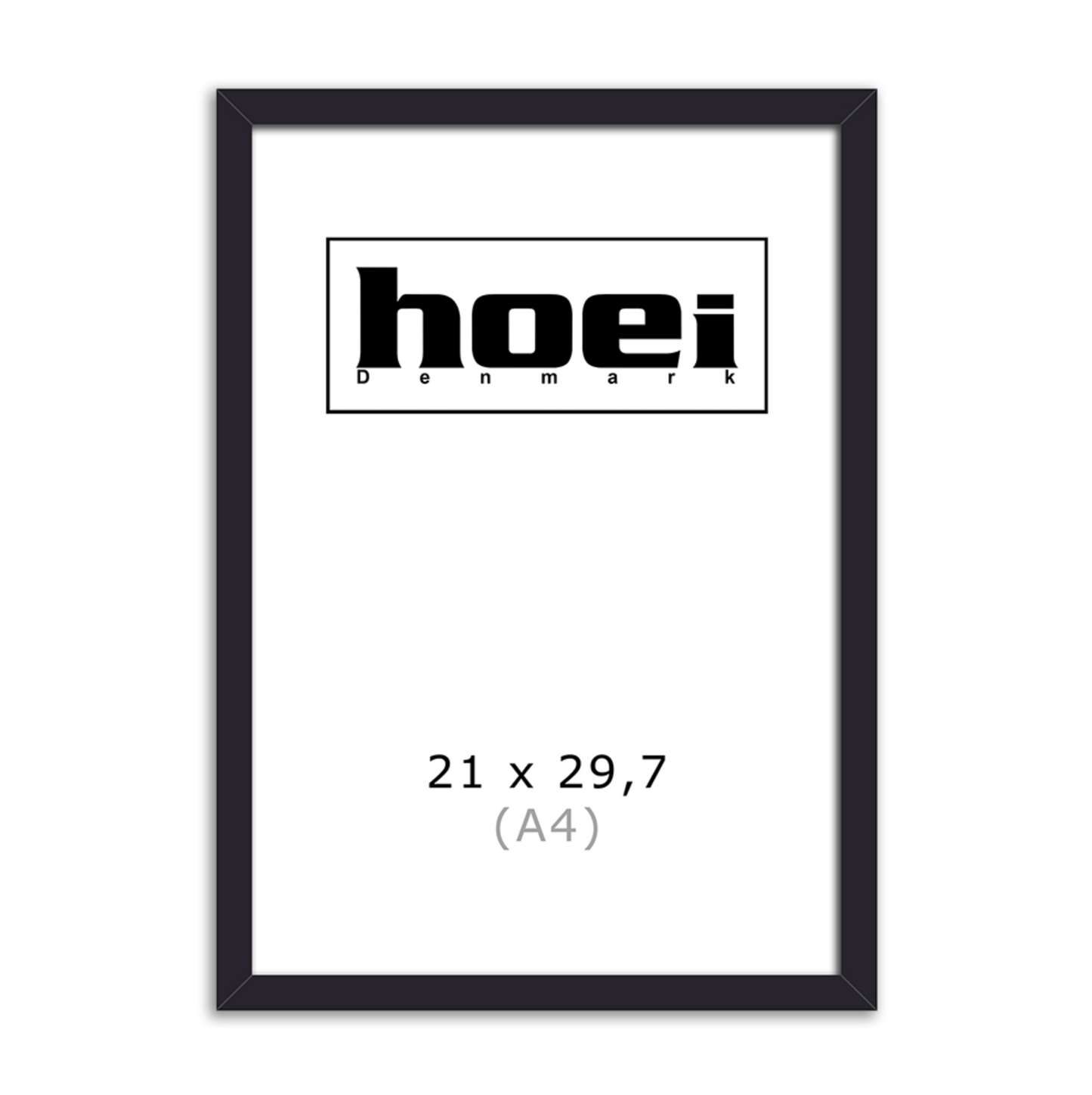 Black frame A4 (21 x 29,7 cm) - HelloPoster.com