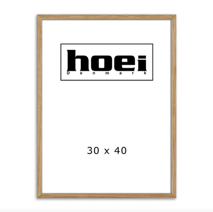 Solid oak frame (30 x 40 cm) - HelloPoster.com