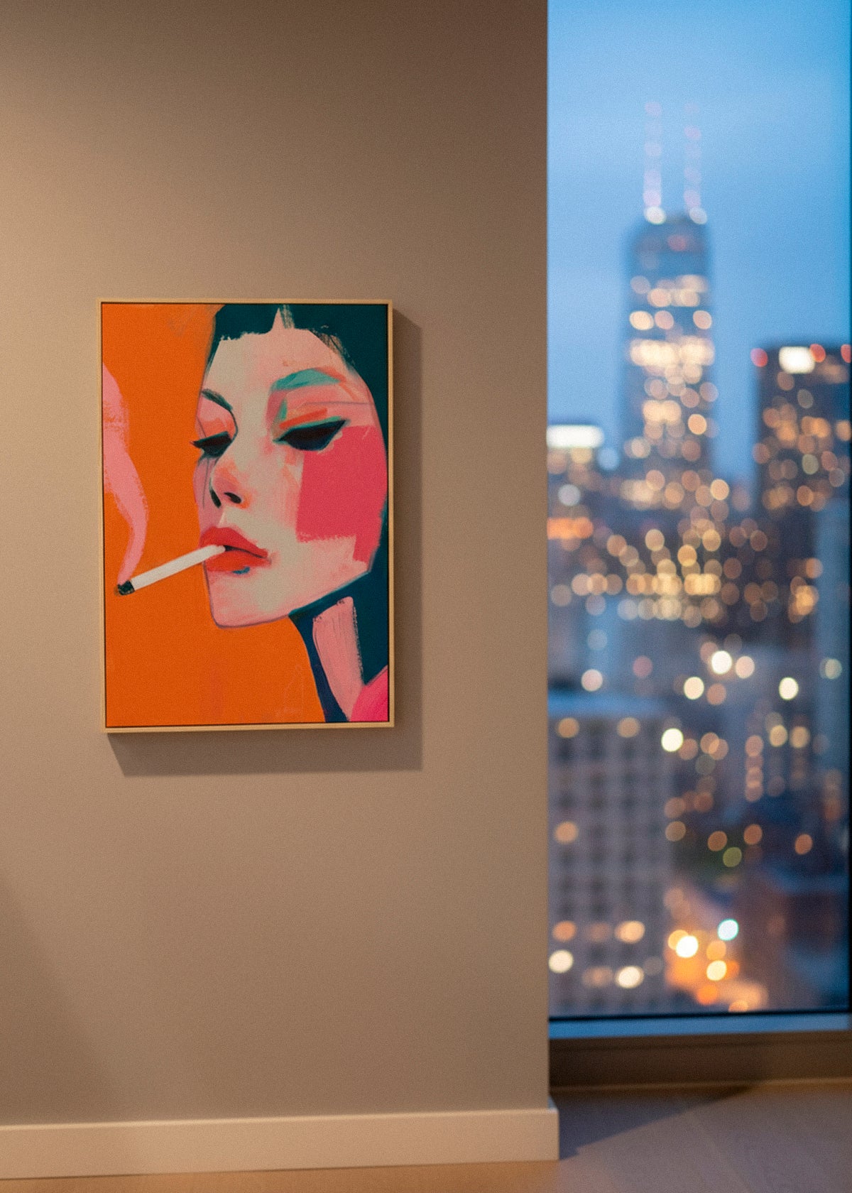 Smoke - on Canvas - HelloPoster.com