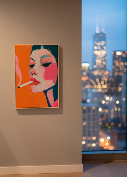 Smoke - on Canvas - HelloPoster.com