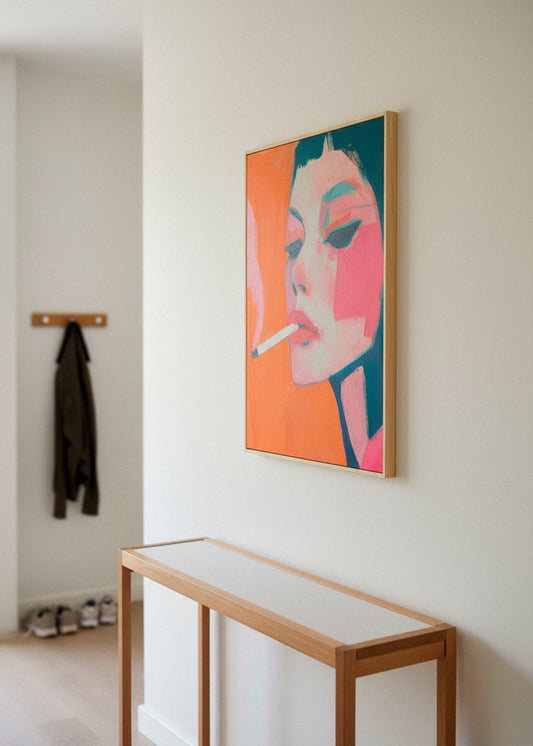 Smoke - on Canvas - HelloPoster.com