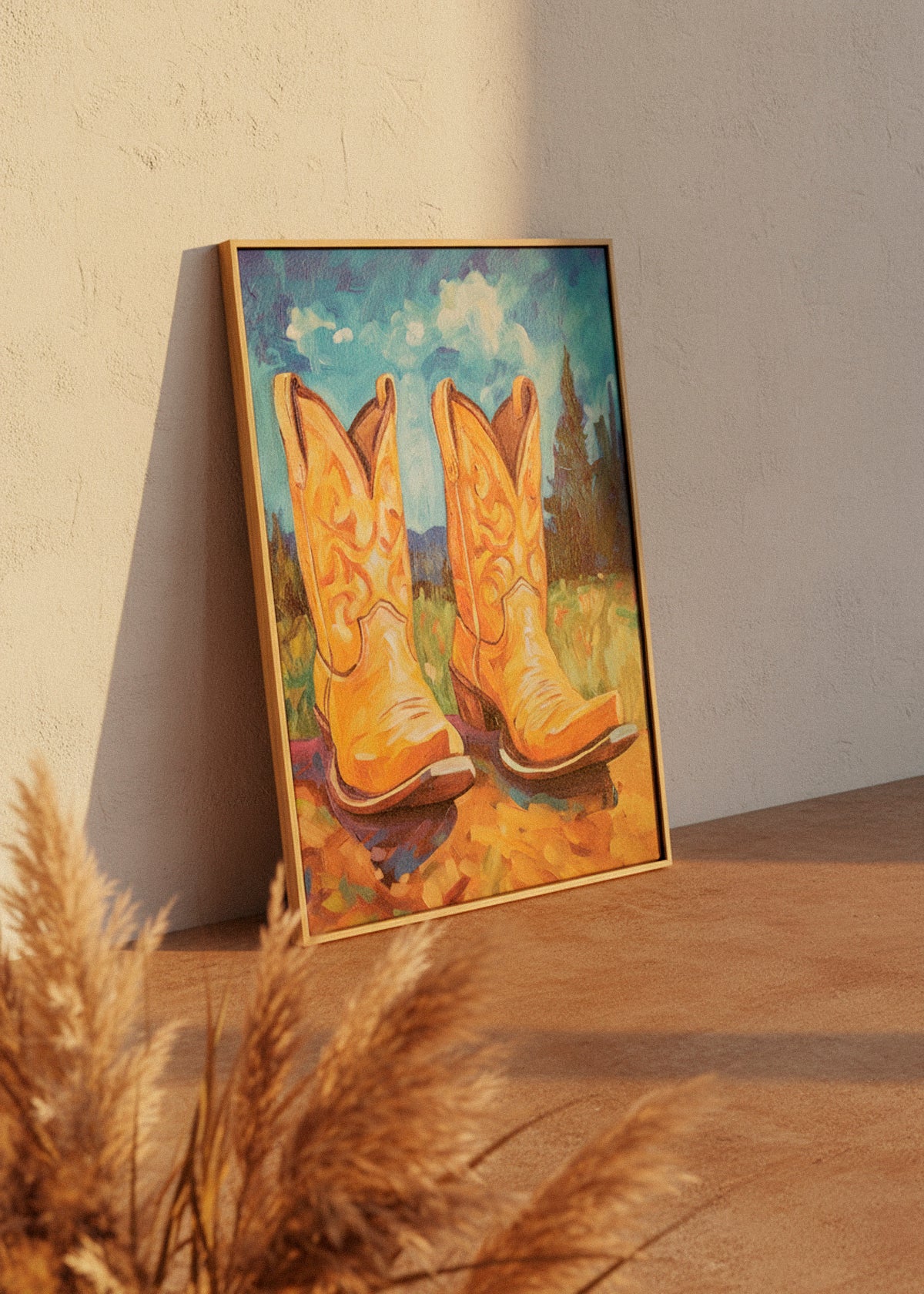 The Boot Collection - Male - on Canvas - HelloPoster.com