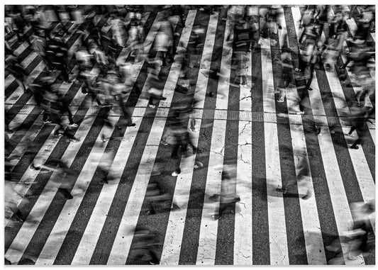 Blurred Urban Movement - XL Poster