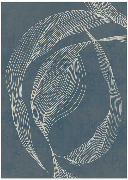 Serene Organic Curves - XL Poster
