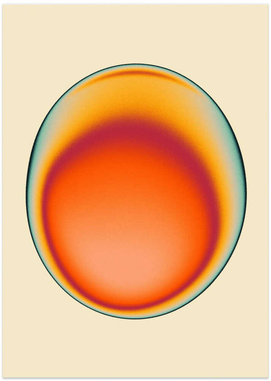 Warm Abstract Glow - XL Poster