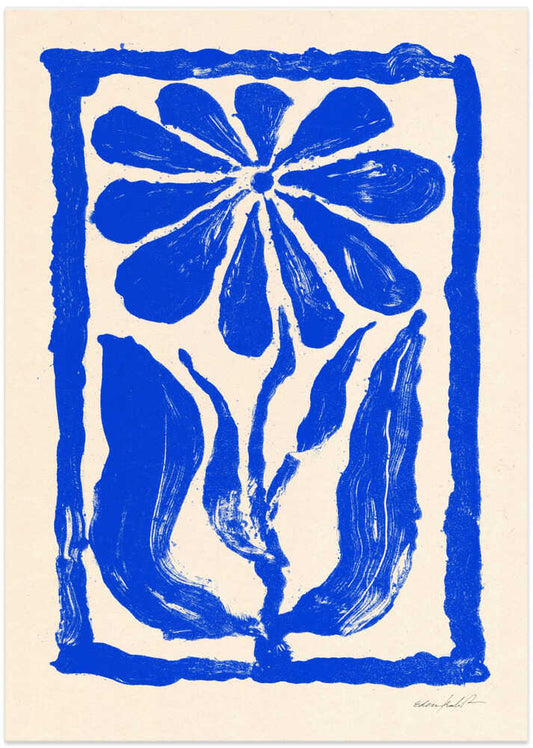 Blue Flower - XL Poster